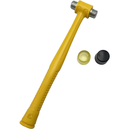 Rubber Hammer Multi Purpose Heavy Duty Red Comfortable Grip Non Slip Handle 2