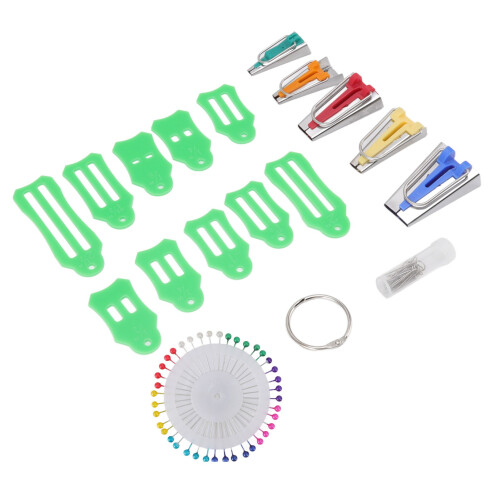 Highly Compatible Multi-Sewing Clips, Pearlized Hemming Pins For Fixing Multi-Layer Fabrics And Objects, Widely Used In Sewing Needlework Crafts And 2