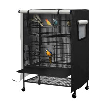 Portable Bird Shelter Cover Adjustable Front Light Control Dust