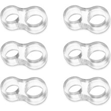 Türgriffpuffer-Set aus Silikon, Sicherheitstürstopper verhindert Wandschäden, Anti-Schlag-Stopper zur Geräuschreduzierung, einfache Montage ohne