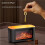 Humidifier Realistic Flame Household Dormitory Bedroom-White 7