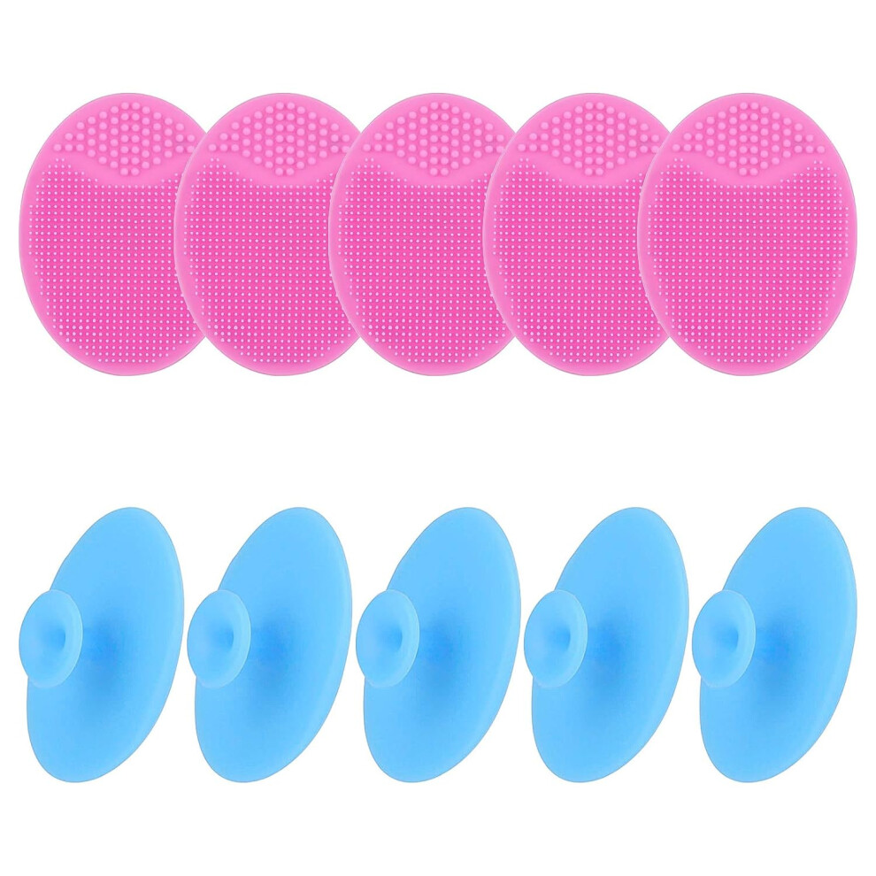 Experience Luxurious Skincare, Silicone Face Scrubbers For Deep Facial Cleansing, Gentle Exfoliator To Remove Blackheads And Purify Pores, 10 Pieces,