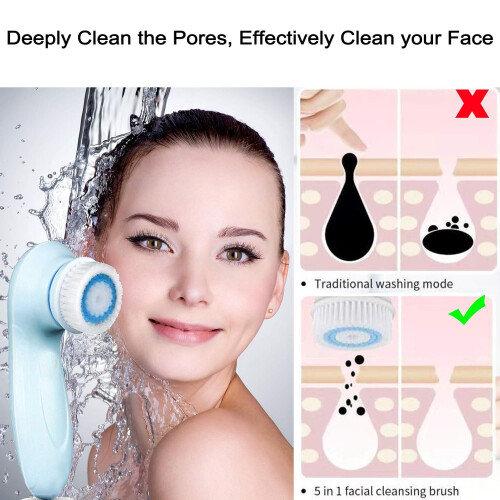Radiant Skin Secret, Κεφαλές βούρτσας καθαρισμού προσώπου για λάμψη δέρματος, ασφαλές για 2