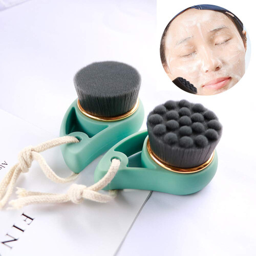 Elegant Skincare Essential, Βουρτσάκι Καθαρισμού Προσώπου για Απαλή Απολέπιση, Λαβή από Ξύλο 1