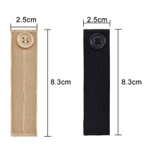Rallonges de boutons pour jeans, rallonges de ceinture élastiques réglables avec boucles métalliques, rallonges de pantalon réutilisables pour un