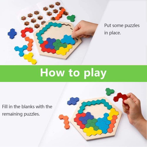 Γεωμετρικό παζλ Tangram, η λεία επιφάνεια εξασφαλίζει ασφαλές και ευχάριστο