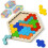 Γεωμετρικό παζλ Tangram, η λεία επιφάνεια εξασφαλίζει ασφαλές και ευχάριστο 6
