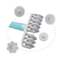 Tijdbesparende deegsnijder, rastersnijder met verstelbaar deegwiel voor gebak, niet-giftige ABS-plastic fondantstripsnijders, gemakkelijk schoon te