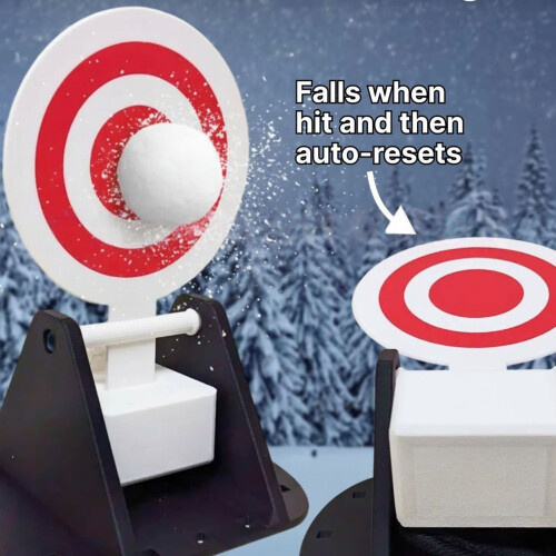 Snow Ball Practice Targets Automatic Reset Designs For Family-2 1