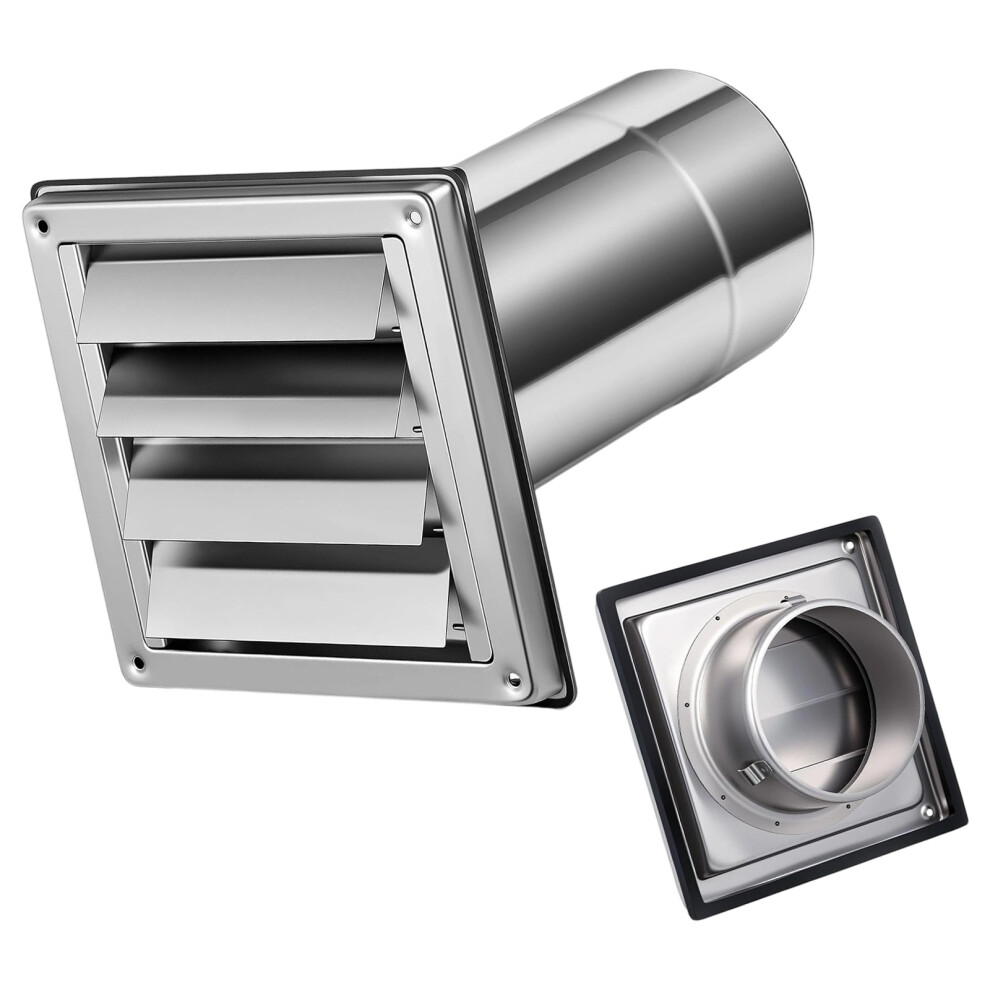 Stainless Steel Air Vent Duct Grill Air Outlet Square Vents 7696001319253