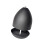 Chauffe-bougie chauffe-plat polyvalent, lampe-noir mat 1