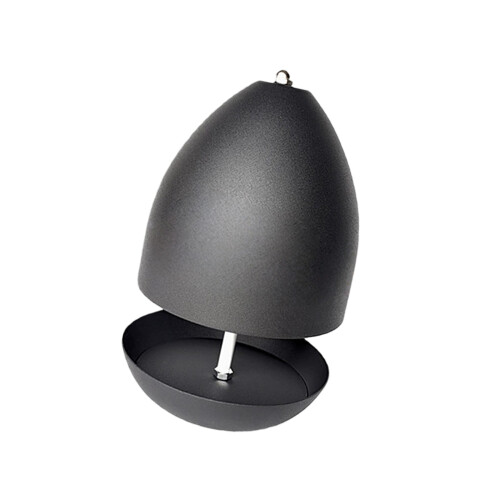 Chauffe-bougie chauffe-plat polyvalent, lampe-noir mat