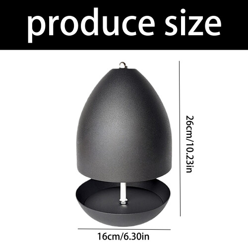 Tealight Candle Hand Warmer Atmospheres Lamp-matte black 2
