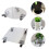 Acrylic Rolling Plant Bracket With Caster Round-25x25cm square 3