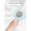 Rechargeable Lint Remover with Digital Display Fabric-White 2