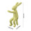Rabbit Shape Adjustable Plant Support Stand-fluorescent yellow 3