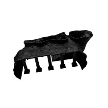 Accessoires d'aquarium, ornement de cachettes de-S Noir