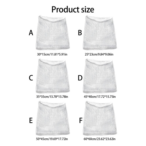 5Pcs Root Guard Baskets Stainless Steel Wire Mesh Cage for-A 2