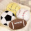Coussin de sport décoratif en coton PP, coussin de-rugby 6