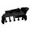 Fish Tanks Decoration Betta Fish Tanks Accessories-L Black 1