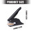 Flexible Handheld Embossing Seal for Wedding-Light Green 3