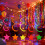 Décorations de plafond en forme d'étoile fluorescente, ornement 4