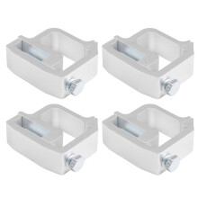Truck Bed Cover Mounting Clamps With Clips For Trucks, Heavy Duty Shell Clamps, 4Inch Clamps