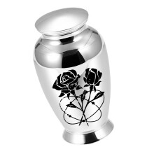 Aufbewahrungsurne, Einäscherungsglas, Gedenkurne für-Silber