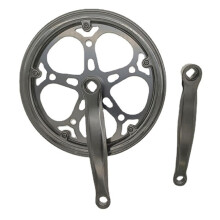 Double chainring chain guard replacement for mountain bikes folding bicycles 170mm bicycle crankset 52t bicycle chainring