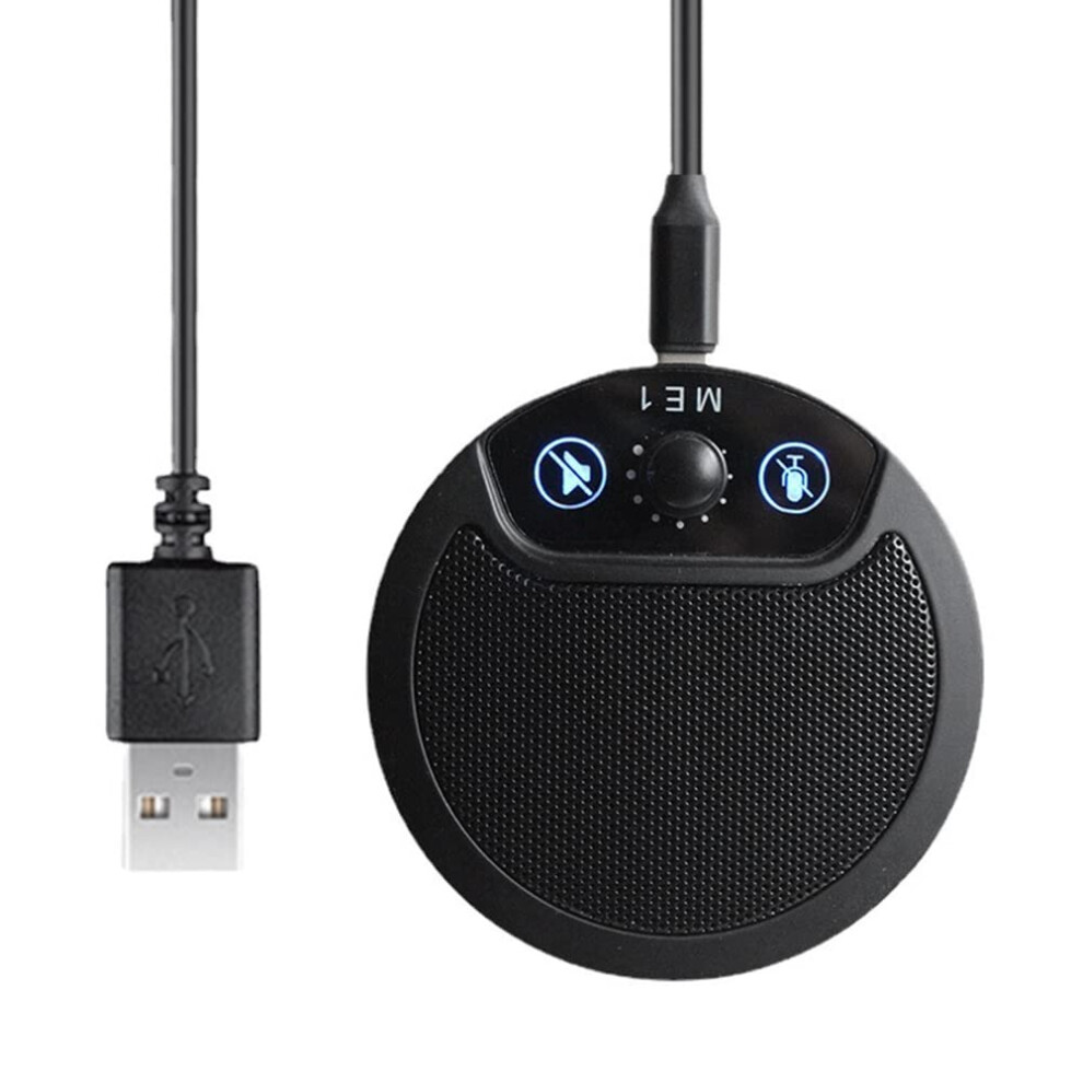 Usb Condenser Microphone For Laptop And Desktop Pc 360 Degree Pickup Conference Recording 9365049953634