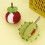 Plush Fruit Cats Chewing Toy For Stimulating Play-pitaya 2