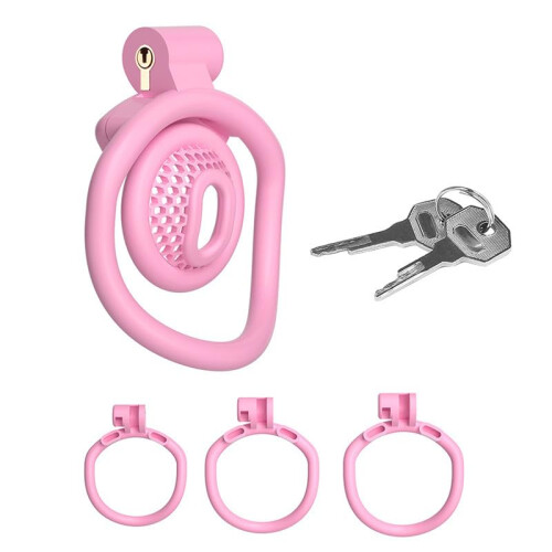 Pink Protective Safety Cage Model UKA52 Designed For Men (Negative)