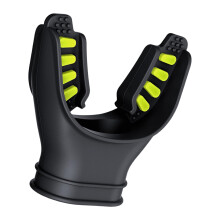 Universal Silicone Snorkel Mouthpiece, Comfortable, Diving Regulator, Mouthpiece Covers, Octopus Holder, Mounts Black, Fluorescent Yellow