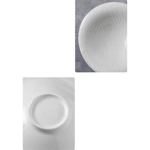 Commercial hotel tableware, dinner plate (white, 20.3 cm) White 8 inch 1