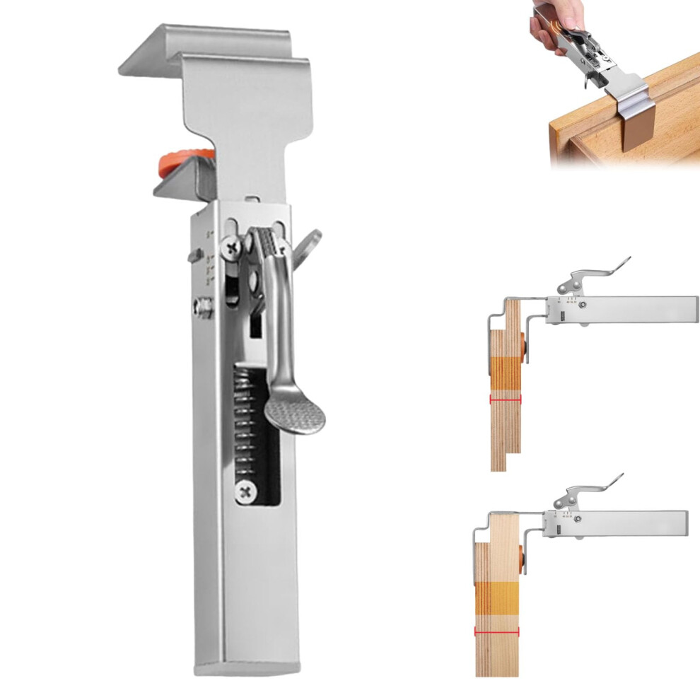 Adjustable Drawer Fixing Clamp, Onetouch Removable Drawer Clamp, Universal Cabinet Clamp, Stainless Steel Fixing Clips 9189345057618