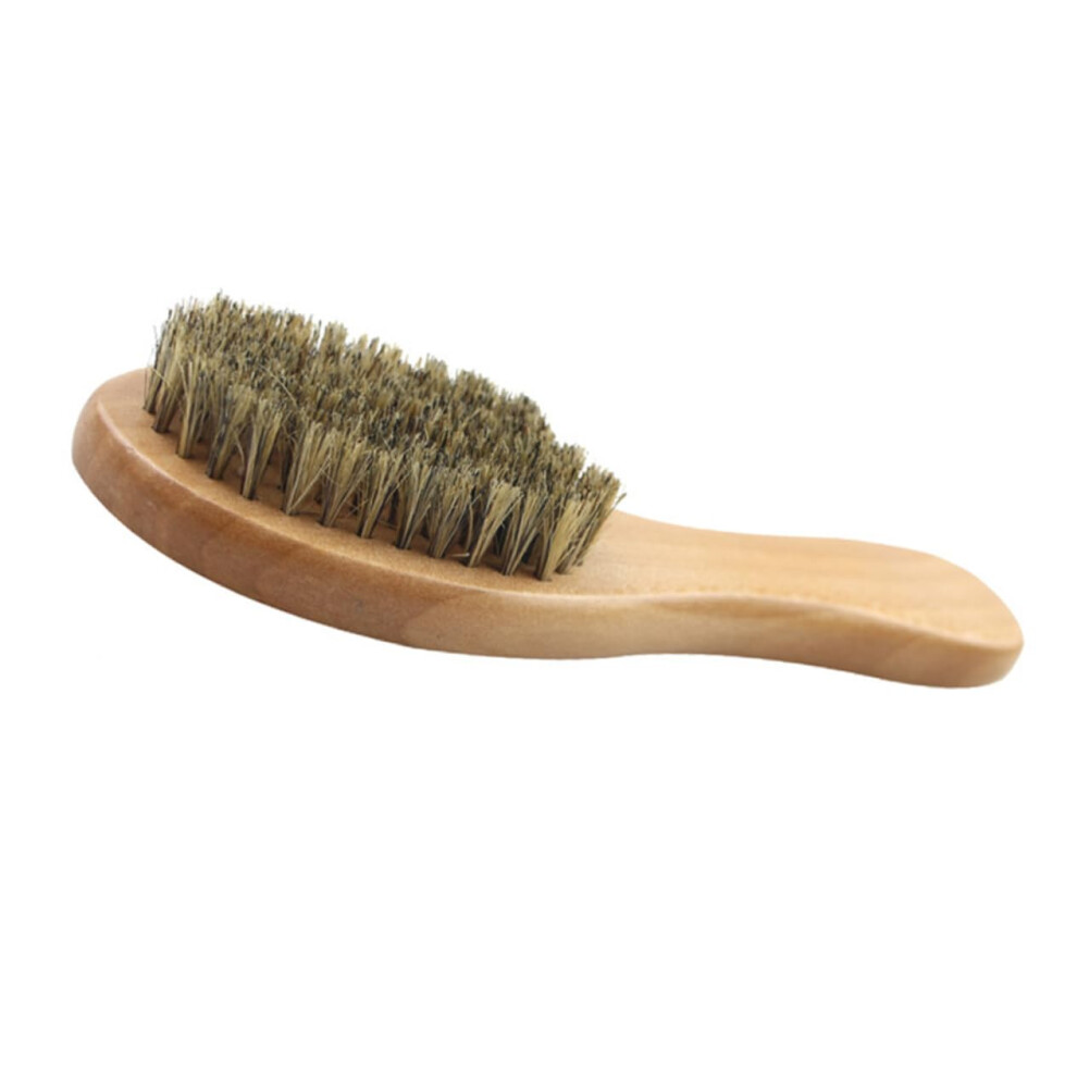 Beard Grooming Kit  Men's 2Piece Beard Bristle Brush And Comb Barber Brush For Styling And Grooming