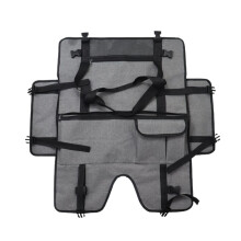 Portable Monitor Case, Dust Cover Sleeve With Flannel Lining, Protective Bag For Wires And Earphones, Gray