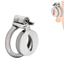 BDSM Penis Cage Stainless Steel Chastity Belt For Men 45mm Cock Cage Chastity Cage
