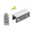 Sliding Window Locks, Non-Drill Installation Security Window Stoppers, Adjustable Aluminum Locks for Sliding Windows & Doors (Silver) 1