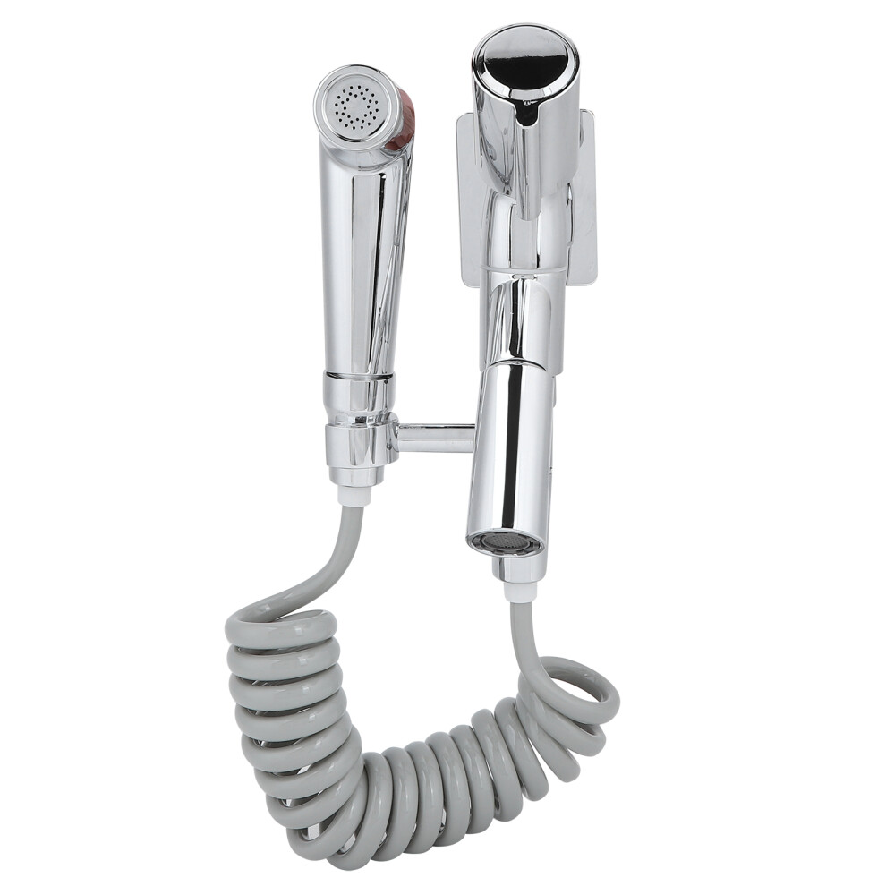 Your Versatile Hygiene Partner, Handheld Bidet Sprayer Featuring Rust Resistance Stainless Steel, Dual Control Valve For Hassle-Free Use 9148971057423