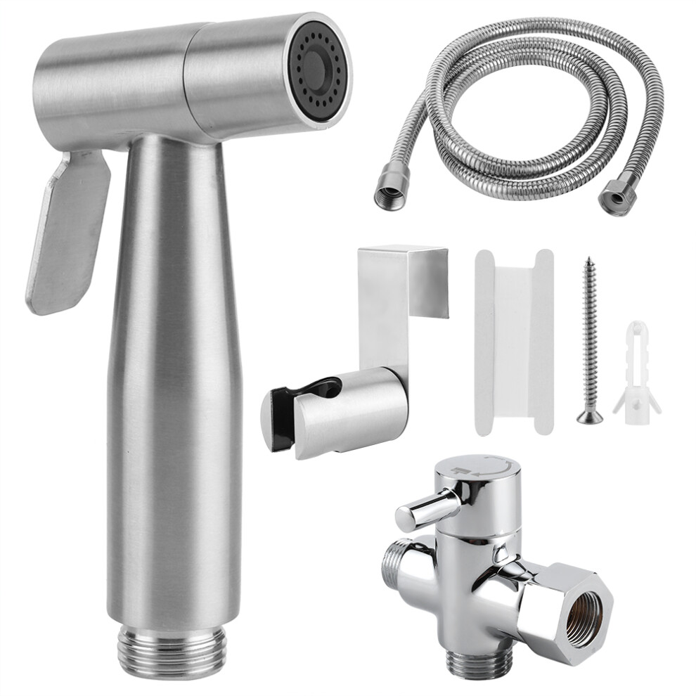 Multipurpose Bidet Kit With Stainless Steel Sprayer, Easy Install Handheld Bidet For Toilet And Personal Hygiene 9148971057508