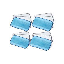 Chiffons de nettoyage en microfibre pour parquets, lavables et réutilisables, pour ramasser les poils d'animaux et la poussière, compatibles avec
