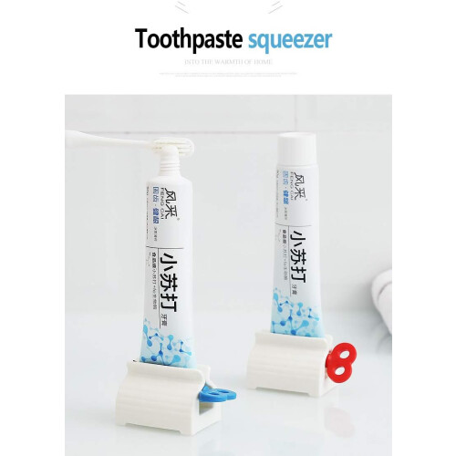 Toothpaste Clip Holder Stand, Rolling Tube Squeezer That Simplifies Your Morning Routine, Green 1