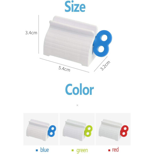Toothpaste Clip Holder Stand, Rolling Tube Squeezer That Simplifies Your Morning Routine, Green 2