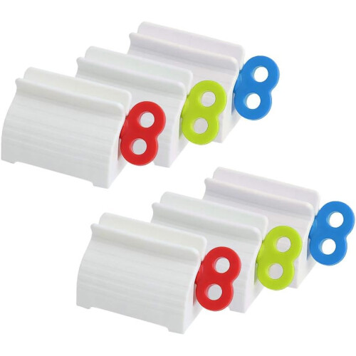 Toothpaste Clip Holder Stand, Rolling Tube Squeezer That Simplifies Your Morning Routine, Green