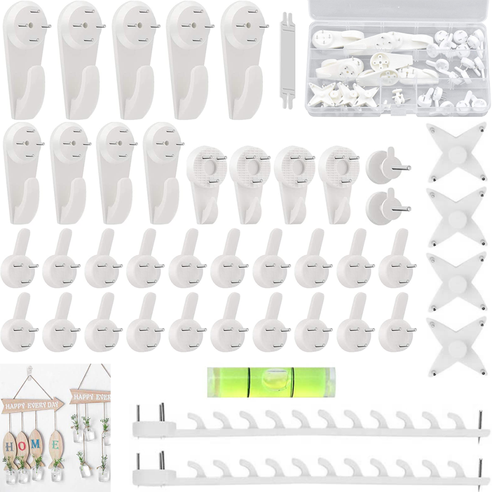 Non-Trace Wall Picture Hooks, Invisible Concrete Nail, Perfect For Confident Hanging Option Without Damaging Your Walls, Suitable For Photos, Frames, 9048212559870