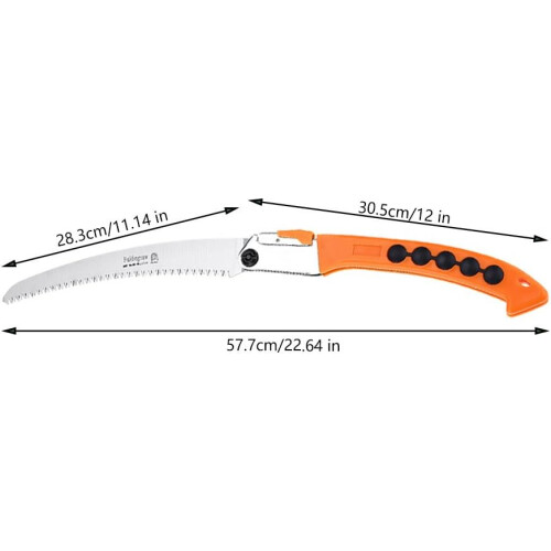 Folding Pruning Saw For Multipurpose Use, Compact And Foldable Folding Pruning Saw For Quality Materials Steel 2