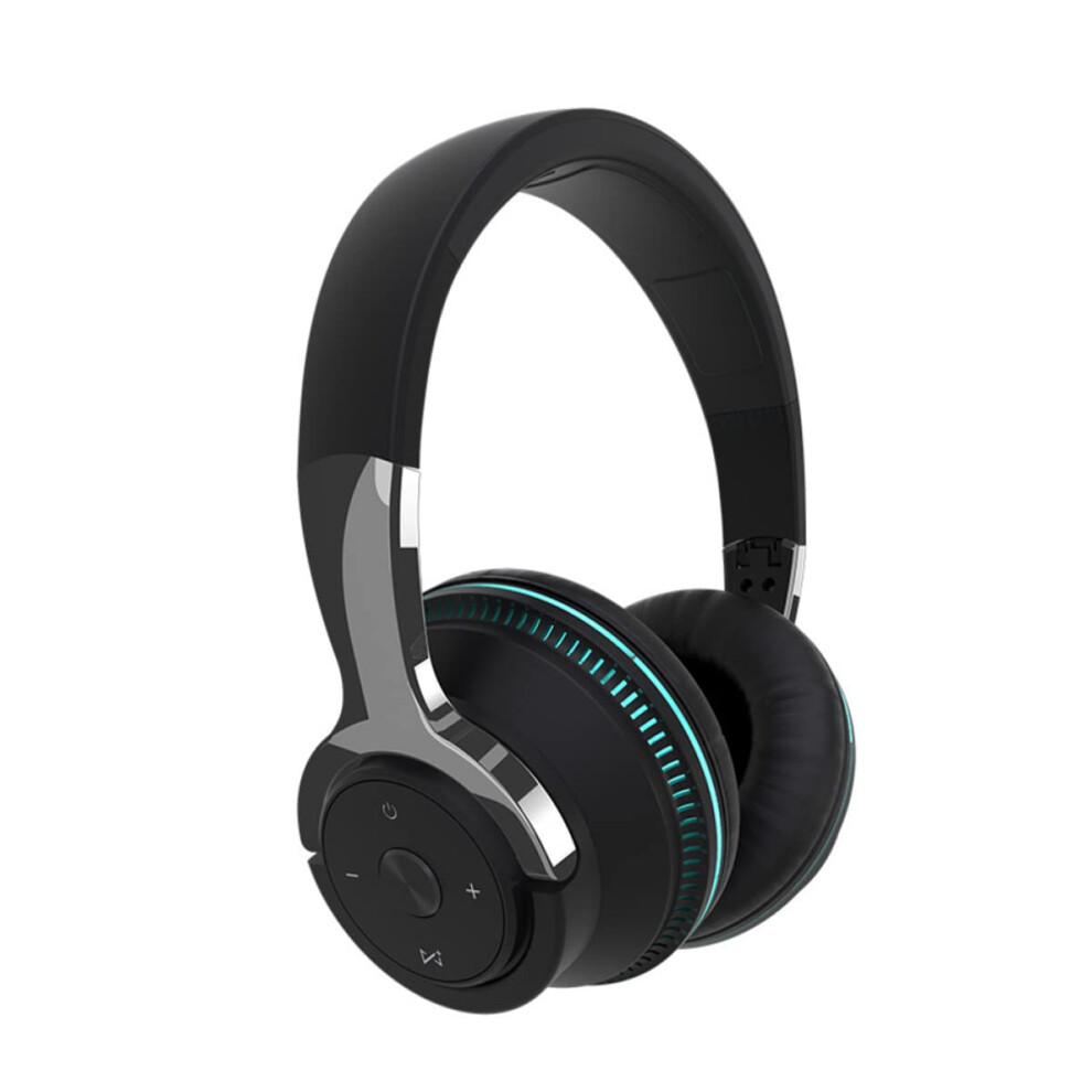 Gaming Headset Overear Wireless Headphones Brushed Telescopic Beam Comfortable Fit Long Battery Life Aux In 9412369187031