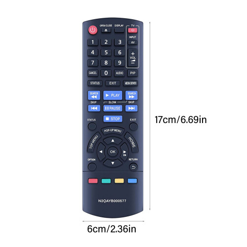 N2QAYB000577 Télécommande adaptée pour DMP-BD75EB DMP-BD75EB-K 2