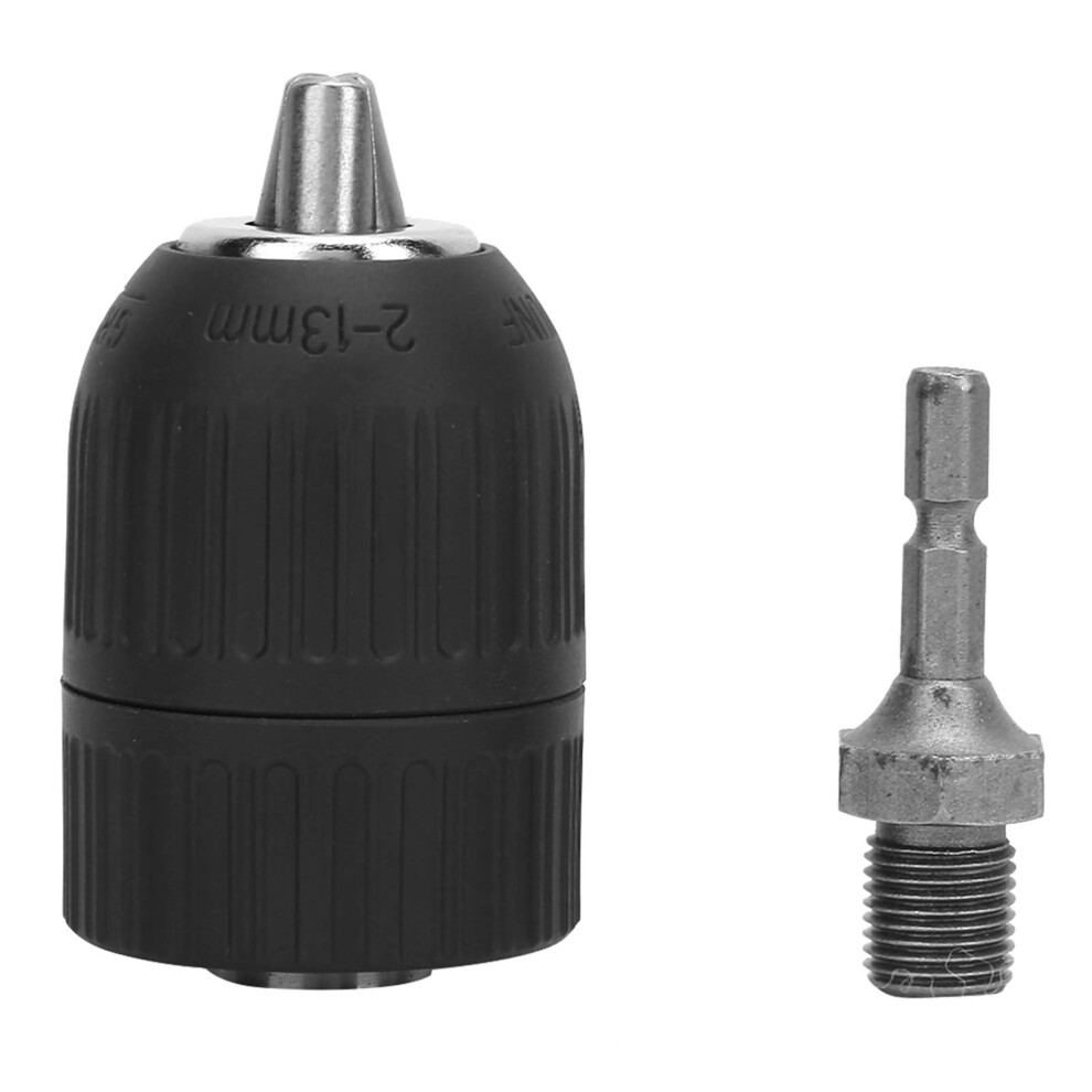 Keyless Drill Chuck 2.013Mm 1/220Unf Plastic Casing 1/4 Hex Connecting Rod 9187378003343